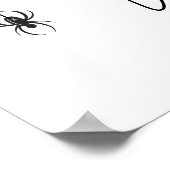 Welkomstteken van Little Boo Halloween Baby shower Poster