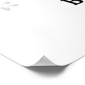 Welkomstteken van Little Boo Halloween Baby shower Poster (Hoek)