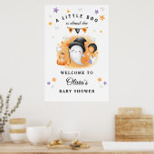 Welkomstteken van Little Boo Halloween Baby shower Poster (Keuken)