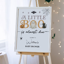 Welkomstteken van Little Boo Halloween Baby shower