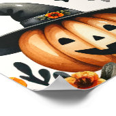 Welkomstteken van Little Boo Halloween Baby shower Poster (Hoek)