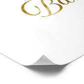 Welkomstteken van Little Boo Halloween Baby shower Poster (Hoek)