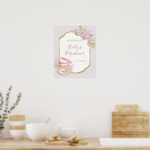 Welkomstteken van Tea Party Poster (Keuken)