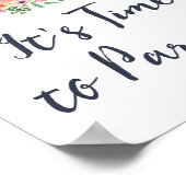 Welkomstteken van waterverf Tea Party Poster (Hoek)