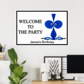 Welkomstteken voor Aangepaste partij Poster (Thuiskantoor)