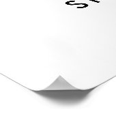 Welkomstteken voor Baby shower van pasteelregenboo Poster (Hoek)