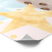 Welkomstteken voor Baby shower voor buitenruimte v Poster (Hoek)