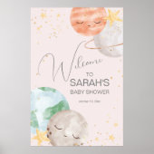 Welkomstteken voor Baby shower voor buitenruimte v Poster (Voorkant)