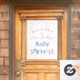 Welkomstteken voor baby Sprinkle Raamsticker