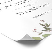 Welkomstteken voor bijtende eucalyptus poster (Hoek)