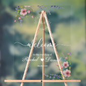 Welkomstteken voor bruiloft acryl bord (Neutraal)