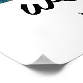 Welkomstteken voor bruiloft poster (Hoek)