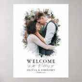 Welkomstteken voor bruiloft poster (Voorkant)