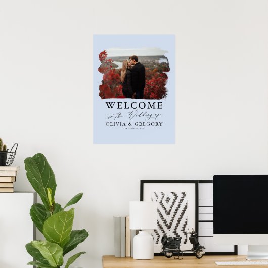 Welkomstteken voor bruiloft poster (Thuiskantoor)