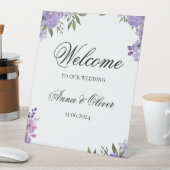 Welkomstteken voor bruiloft reclamebord met voetstuk (Insitu)