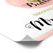 Welkomstteken voor Brunch en Bubble Vrijgezellenfe Poster (Hoek)