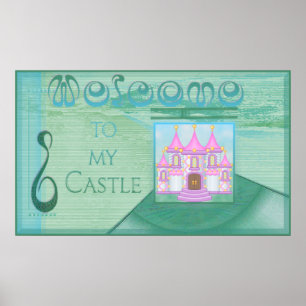 Welkomstteken voor Castle (vanaf 10,45 dollar) Poster