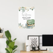 Welkomstteken voor eBay-winkel met Baby shower Poster (Thuiskantoor)