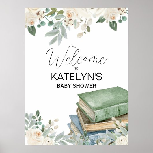 Welkomstteken voor eBay-winkel met Baby shower Poster (Voorkant)