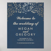 Welkomstteken voor gouden baby's brute marineslag poster (Voorkant)