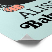 Welkomstteken voor halloween Baby Breming Baby sho Poster (Hoek)