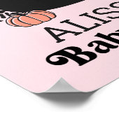 Welkomstteken voor halloween Baby Breming Baby sho Poster (Hoek)