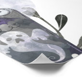 Welkomstteken voor Halloween Baby shower Poster (Hoek)