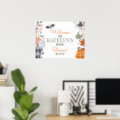 Welkomstteken voor Halloween Baby shower Poster (Thuiskantoor)