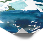 Welkomstteken voor het middernacht-bloei-huwelijk poster (Hoek)