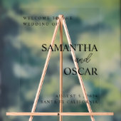 Welkomstteken voor legant Weddenschap Acryl Bord (Neutraal)