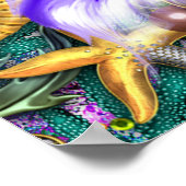 Welkomstteken voor Mermaid Baby shower Poster (Hoek)