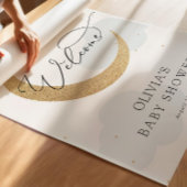 Welkomstteken voor Moon en Stars Baby shower Poster