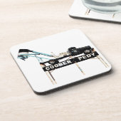 Welkomstteken voor Opal Mining Coober Pedy Bier Onderzetter (Linkerzijde)