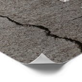 Welkomstteken voor Rustic Wood Heart Wedding Poster (Hoek)