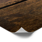 Welkomstteken voor Rustic Wood Wedding | EDITABELE Poster (Hoek)