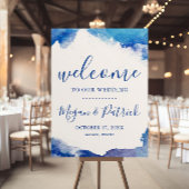 Welkomstteken voor Sapphire Tide Wedding Poster