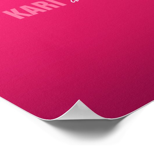 Welkomstteken voor Starfish Netting Wedding | fusc Poster (Hoek)