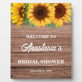 Welkomstteken voor Vrijgezellenfeest op zonne-ener Fotoplaat