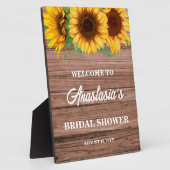 Welkomstteken voor Vrijgezellenfeest op zonne-ener Fotoplaat (Zijkant)