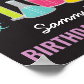 Welkomstteken voor wetenschappers in roze poster (Hoek)