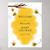 Welkomstteken voor zo goed mogelijk Baby shower Poster (Voorkant)