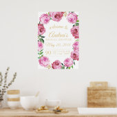 Welkomstteken vrijgezellenfeest (20x28) poster (Keuken)