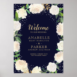 Welkomstteken winter (20x28) poster