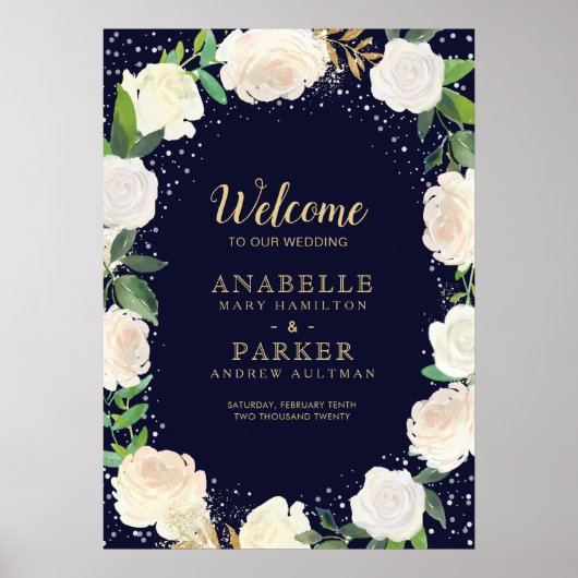 Welkomstteken winter (20x28) poster (Voorkant)