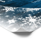 Welkomstteken winter Vrijgezellenfeest Poster (Hoek)