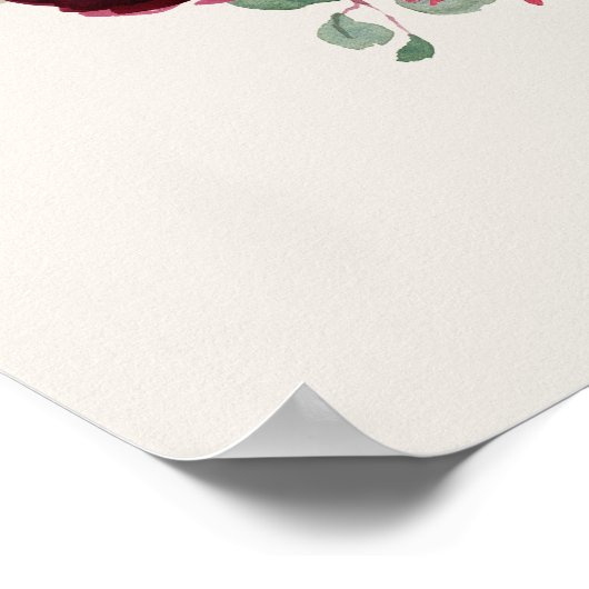 Welkomstteken winterweddenschap poster (Hoek)