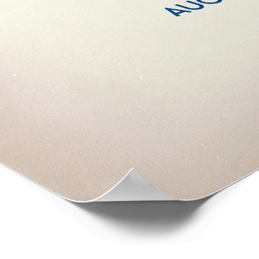 Welkomstteken zee Turtles Beach Weddenschap Poster (Hoek)