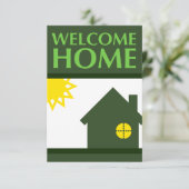 welkomstthuis (vormen) kaart (Staand voorkant)