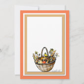 Welkomstuitnodiging herfst kaart (Achterkant)