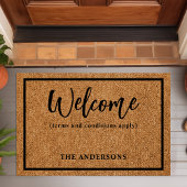 Welkomstvoorwaarden zijn van toepassing op Funny D Deurmat